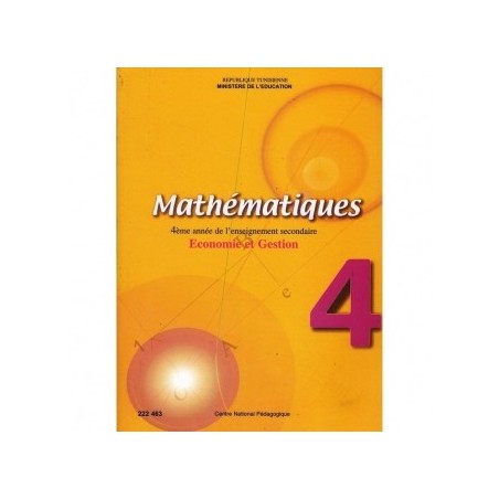 MATHEMATHIQUE Bac économie