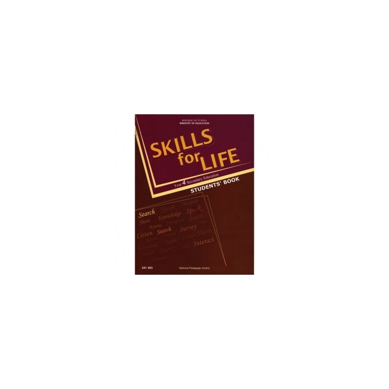 BOOK Skills for life 4ème Secondaire