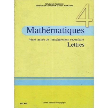 MATHÉMATIQUES Bac Lettres