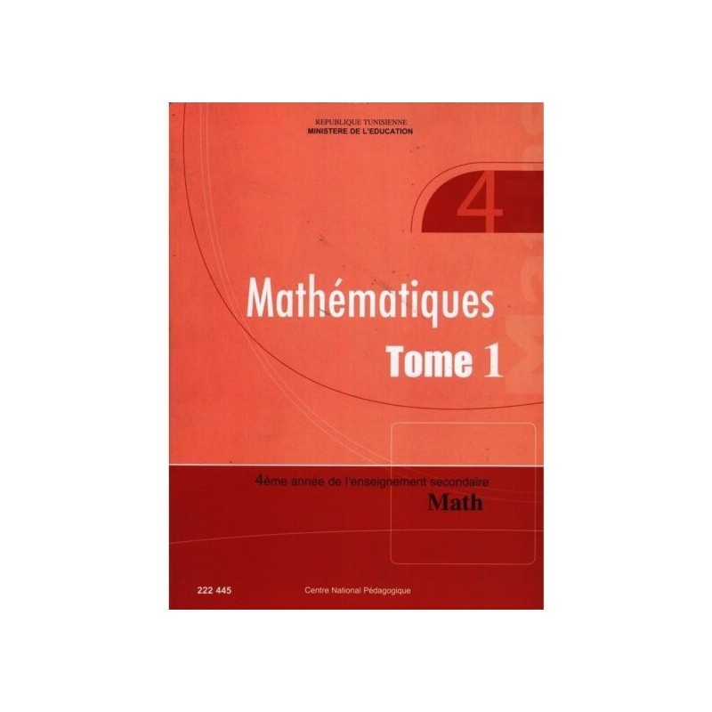 MATHÉMATIQUES Bac Math Tome1