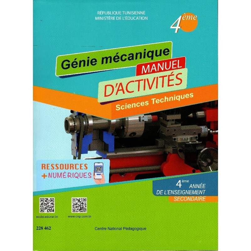 MANUEL D ACTIVITÉS GENIE MECANIQUE Bac Technique
