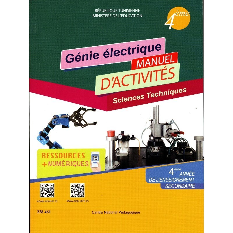 MANUEL D ACTIVITÉS GENIE ÉLECTRIQUE Bac Technique
