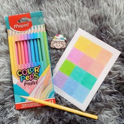 Crayons pastel COLOR'PEPS x12 Maped