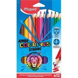 copy of Paquet de 12 crayon  couleur SCHOOL PEPS MAPED