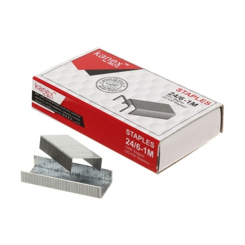 Paquet D'Agrafes Kanex 24/6