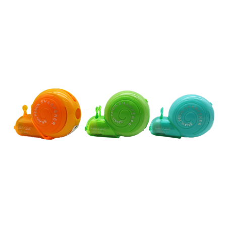 Gomme 2 en 1 avec taille crayon  1 trou Escargot