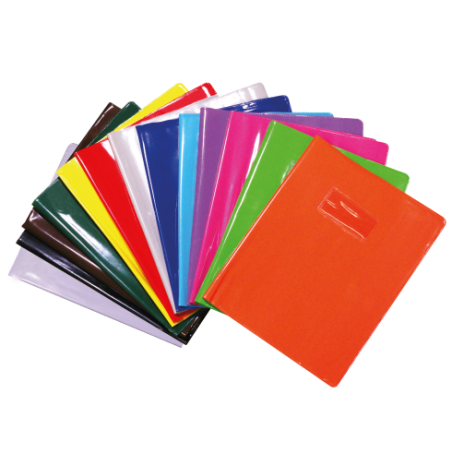 Protège-cahier en PVC GLOSSY 17x22cm