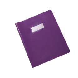 Protège-cahier en PVC GLOSSY 17x22cm