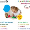 Plastilina Pâte à modeler réutilisable et non desséchante, 100 % végétale