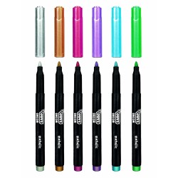 Jovi Decor Permanent Marker Metallic Effect Set - 4.2mm Bullet Point