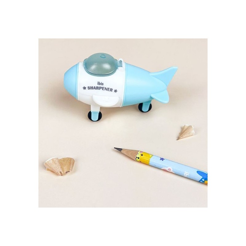 Taille crayon & gomme en forme d'avion