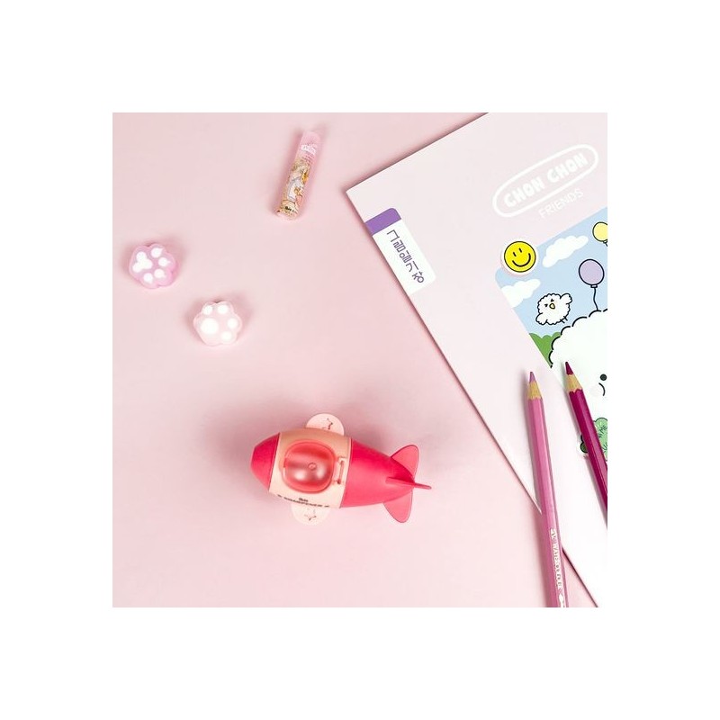 Taille crayon & gomme en forme d'avion