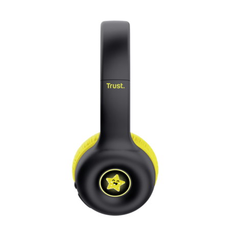 Casque sans fil Bluetooth Trust Nouna Kids / Jaune/Noir