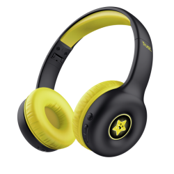 Casque sans fil Bluetooth Trust Nouna Kids / Jaune/Noir
