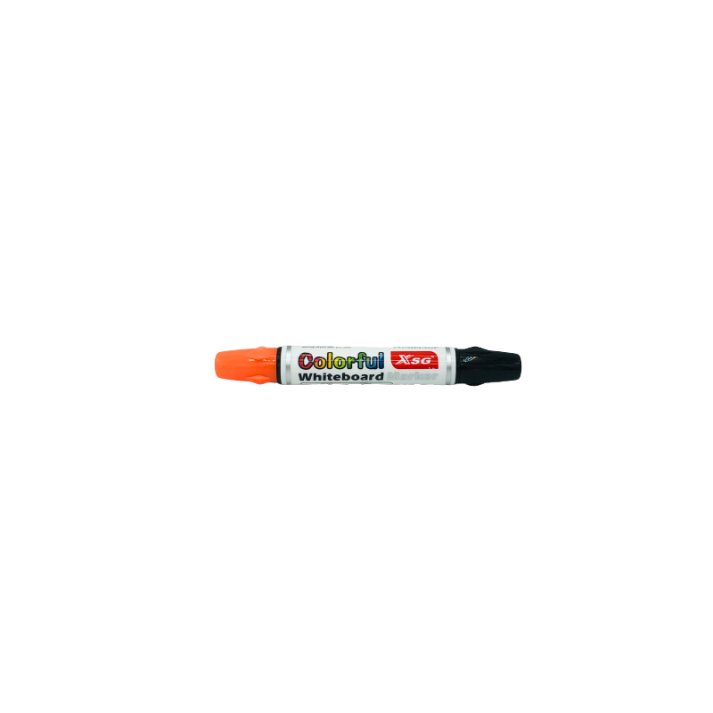 Feutre COLORFUL XSG whiteboard marker dual tip Orange/Noir