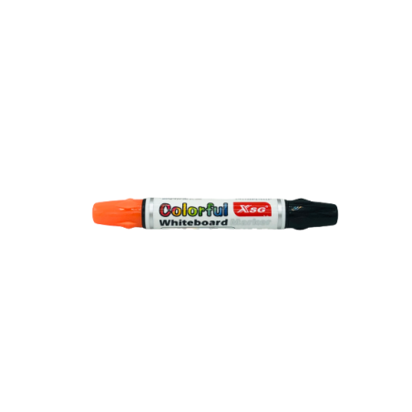 Feutre COLORFUL XSG whiteboard marker dual tip Orange/Noir
