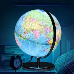Globe terrestre lumineux