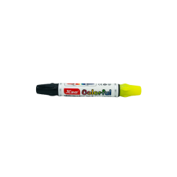 Feutre COLORFUL XSG whiteboard marker dual tip Jaune/Noir