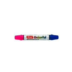 Feutre COLORFUL XSG whiteboard marker dual tip Rose / Bleu