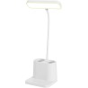 Lampe de bureau LED pour la protection des yeux, avec support pour téléphone et porte stylo.