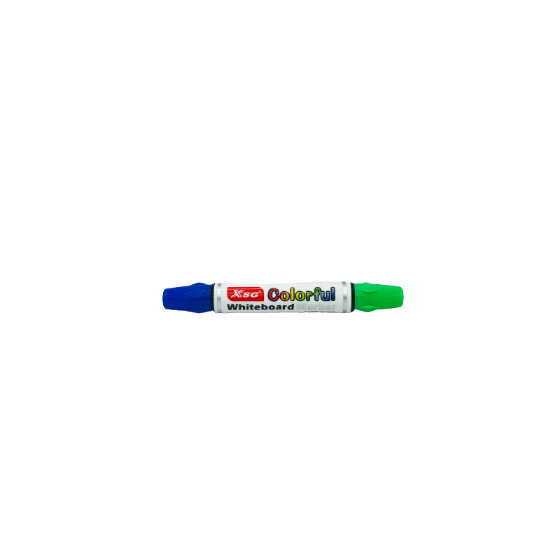 Feutre COLORFUL XSG whiteboard marker dual tip Bleu/ Vert clair
