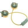 Ventilateur tour de cou portable mains libres rechargeable par USB