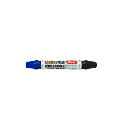 Feutre COLORFUL XSG whiteboard marker dual tip Noir /Bleu
