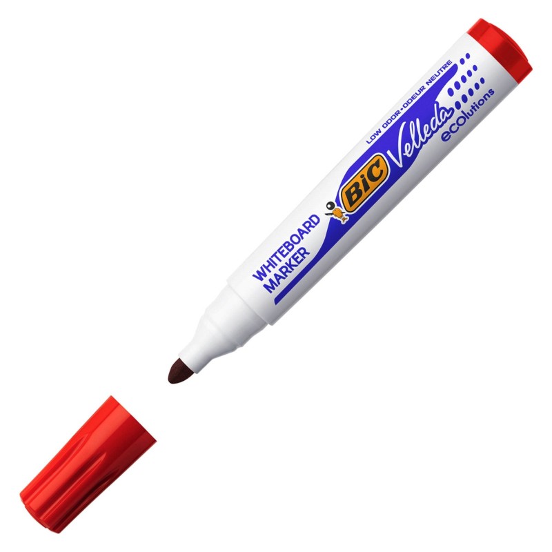 Marqueur effaçable Bic Velleda ROUGE