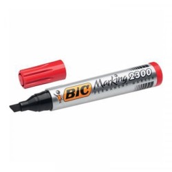 Feutre Bic permanent marker 2300 couleur : Rouge