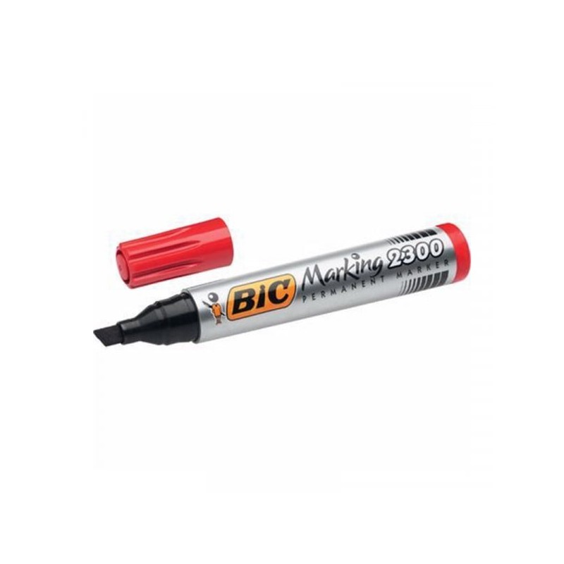 Feutre Bic permanent marker 2300 couleur : Rouge