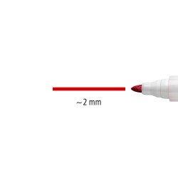 Marqueur pour Tableau Lumocolor WhiteBoard Marker 351 Rouge