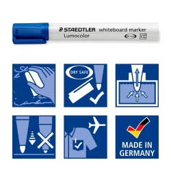 Marqueur pour Tableau Lumocolor WhiteBoard Marker 351 Bleu