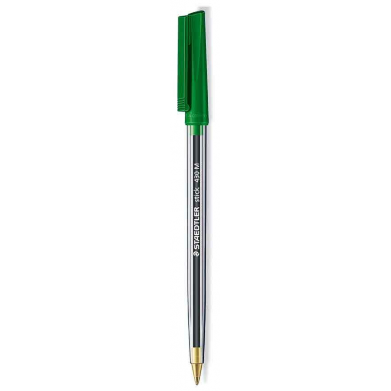 Stylo à bille Staedtler Stick 430 Vert
