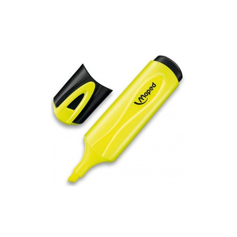 Surligneur MAPED Fluo Peps JAUNE