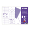 Paquet de 10 Pièces Feuilles Couvre livre Adhésif + Etiquettes de noms