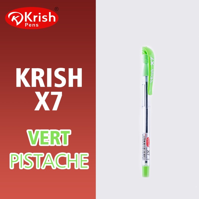 Stylos Krish X7 Vert pistache  1.0 mm