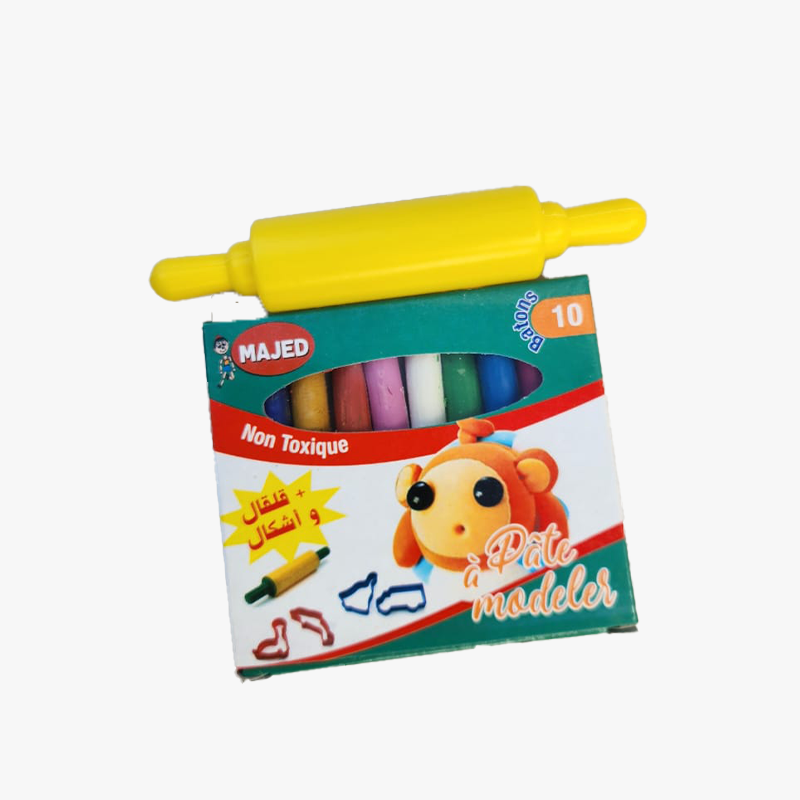 Boite pâte à modeler + kalkal + formes