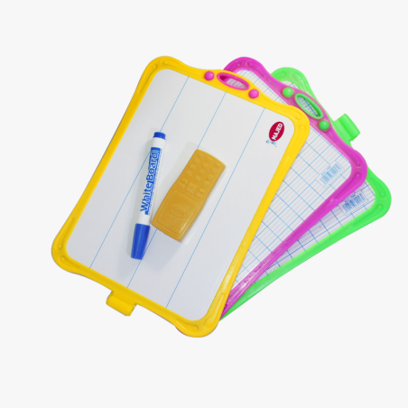 Ardoise magique blanche + Stylo + Chiffon