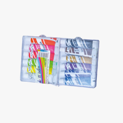 Boite Cristal de12 tubes gouache laminée 9ml