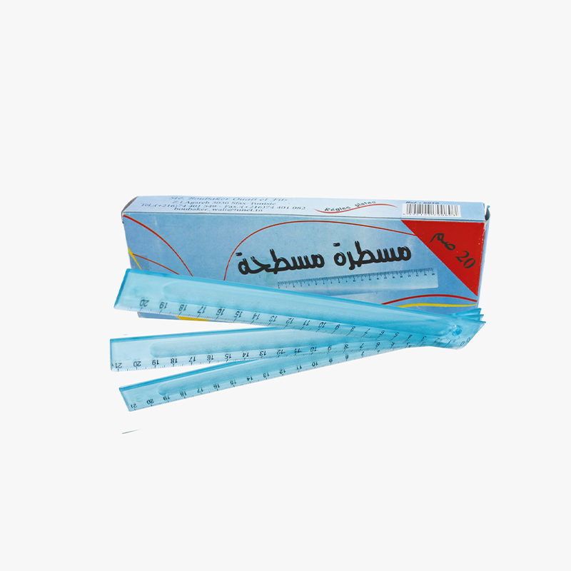 Règles plates 20 cm