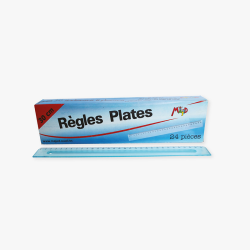 Règles plates 30 cm