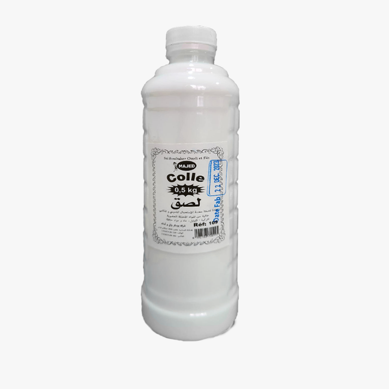 Bouteille de 0.5 kg colle blanche