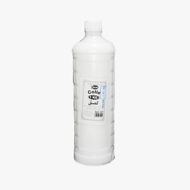 Bouteille de 1 kg colle blanche