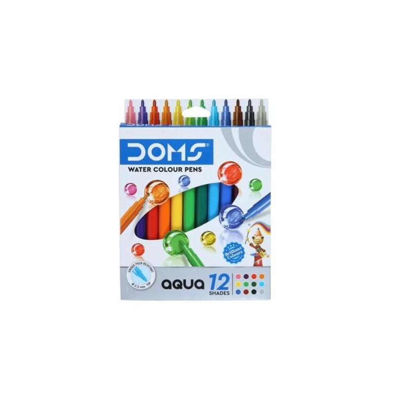 Set de 12 Feutres Aquarelle - Doms