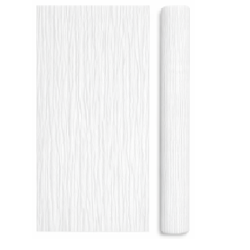 Papier crépon   50X200cm Blanc