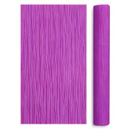 Papier crépon   50X200cm Violet