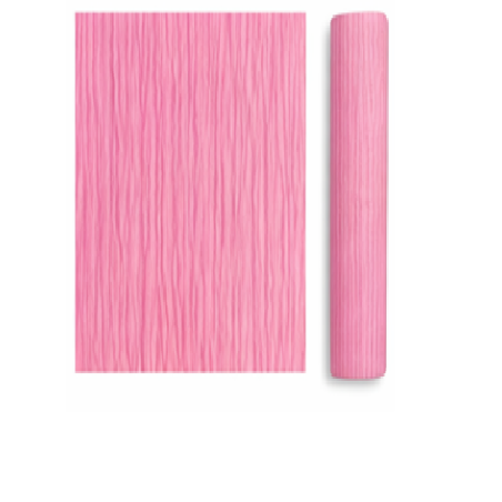 Papier crépon   50X200cm Rose
