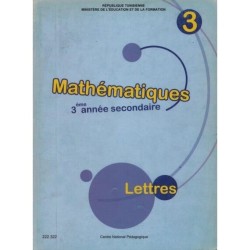 MATHÉMATIQUES 3ème Lettres