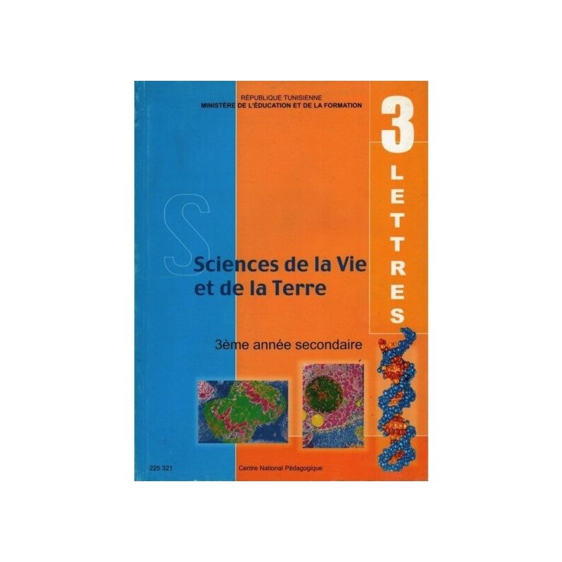 LIVRE SVT 3ème Lettres